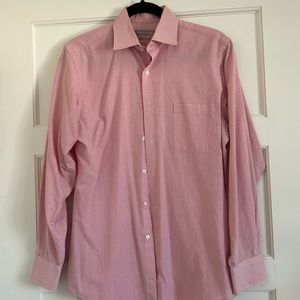 ‘Van Heusen’ Pink Plain Button Down
